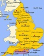 Ciudades Para Visitar En Inglaterra Mapa