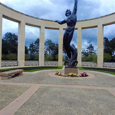 American Cemetery And Memorial Omaha Beach Colleville Sur Mer Normandy