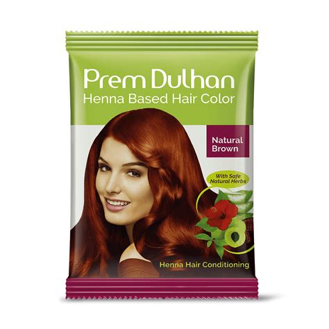Prem Dulhan Henna Based Hair Color Natural Brown