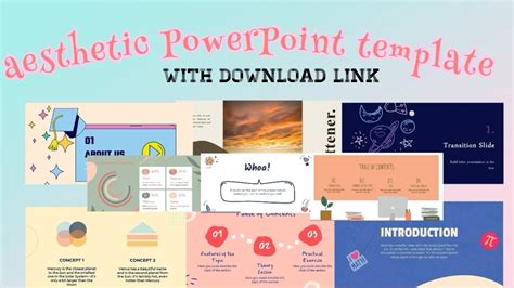 10 Template Powerpoint Aesthetic Keren With Link Download Youtube