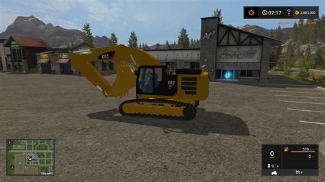 Caterpillar 329e Excavator V10 Fs17 Farming Simulator 2017 Mod Ls
