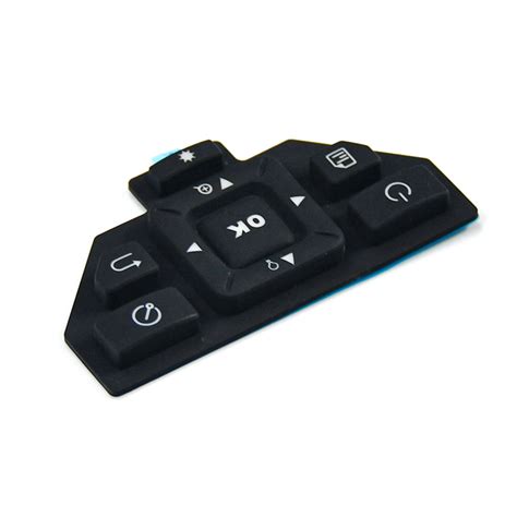 Odm Oem Laser Cutting Black Keyboard Custom Made Silicone Button Keypad