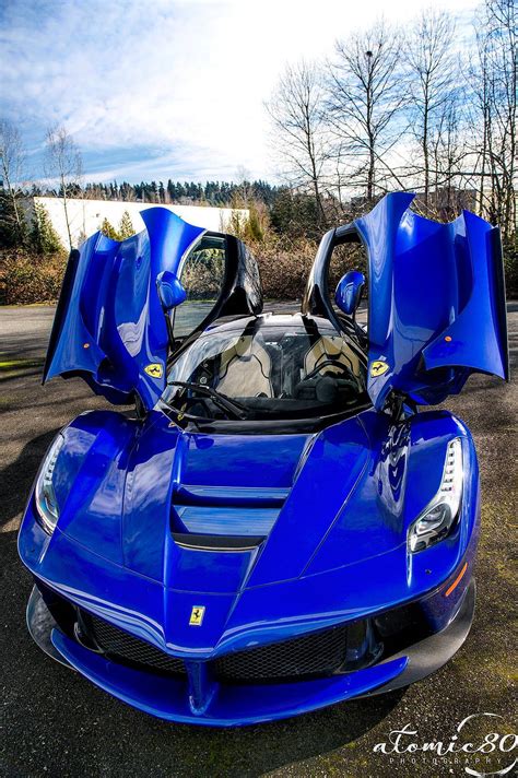 Stunning Blue Ferrari Laferrari In Washington Gtspirit