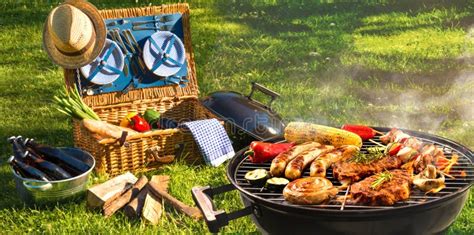 Barbecue Picnic Stock Image Image Of Fire Dinner Park 107240365