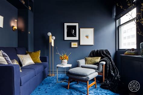 Color schemes colour palettes colour pallete color combos purple color schemes cool color palette decoration palette color balance color swatches color theory. Cool for a Pair of NYC Creatives | Blue living room color ...
