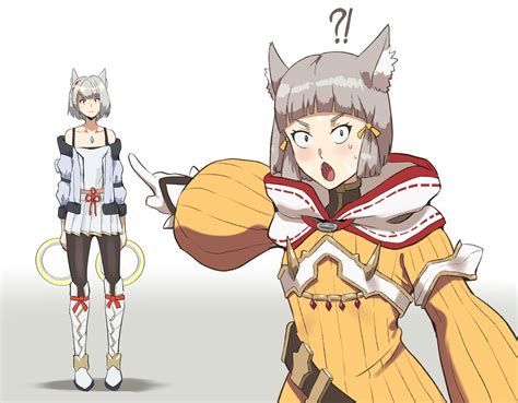 Nia Pointing At Mio Xenoblade Chronicles 3 Know Your Meme