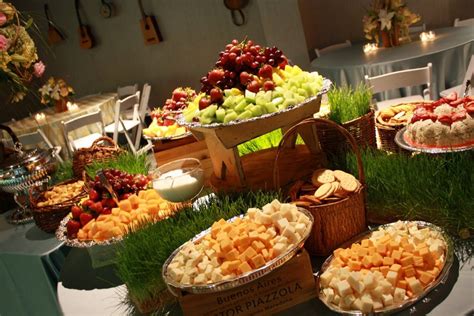 All of these add a sense of fun to the reception add sophisticated touches and noone will think that the food was cheap. Ten Doubts About Wedding Reception Food On A Budget You ...