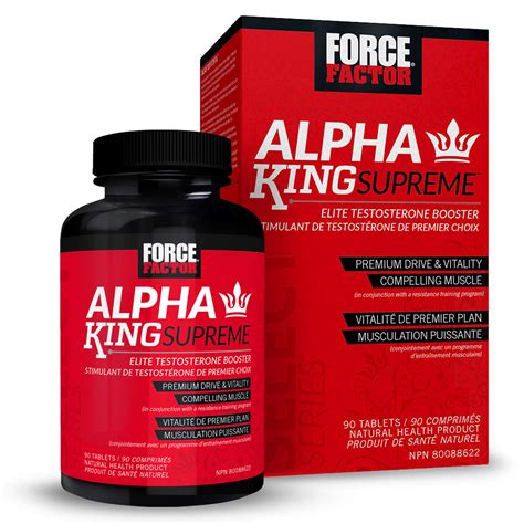 Force Factor® Alpha King® Supreme Elite Testosterone Booster Gnc