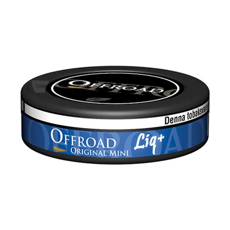 A type of tobacco snuff consumed in the form of a moist powder which is placed under the upper lip, without chewing, for extended periods of time. Buy Offroad Licorice Mini Portion Snus | Snus24.com