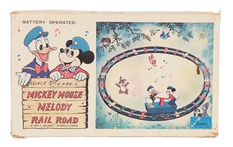 Hakes Battery Operated Mickey Mouse Melody Rail Road Boxed Set