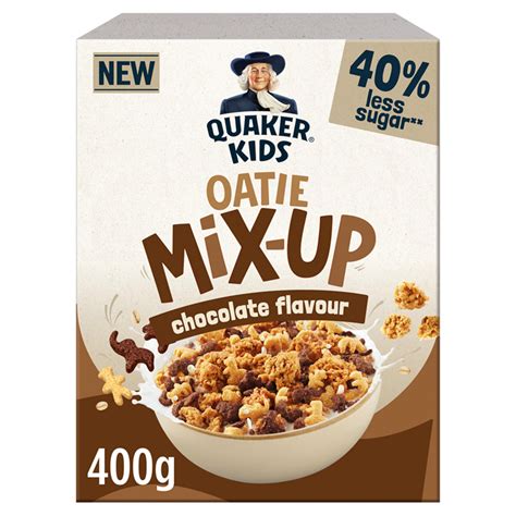 / make sure all words are spelled correctly. Quaker Kids Oatie Mix-Up Chocolate Cereal 400g | Oats & Porridge | Iceland Foods