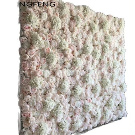 Artificial Silk Hydrangea Rose 3d Flower Wall Panels Wedding Party
