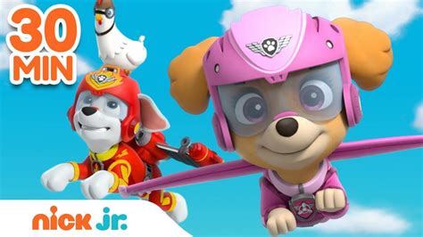 Paw Patrol Air Rescues W Skye And The Mighty Pups 🚁 30 Minute