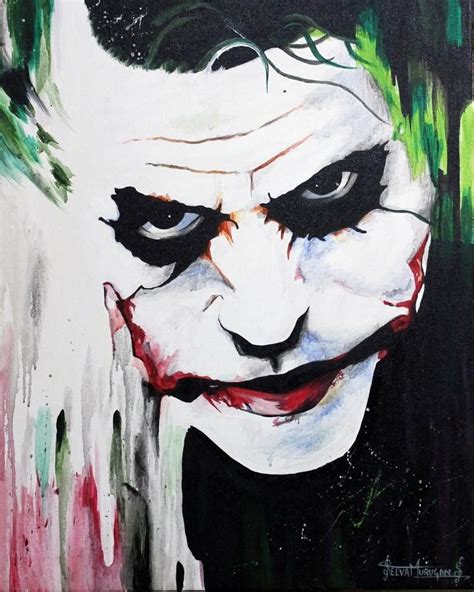 Joker Painting By Selva Murugan In My Art Works At Touchtalent 50487