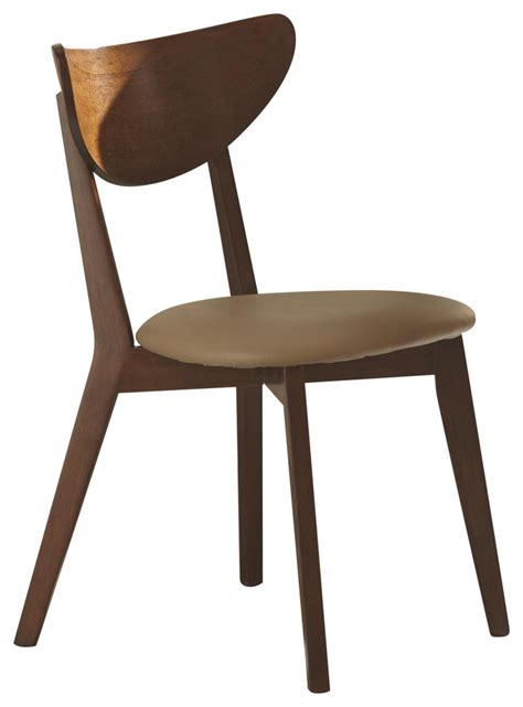 Coaster Kersey Dining Side Chairs With Curved Backs Set Of 2