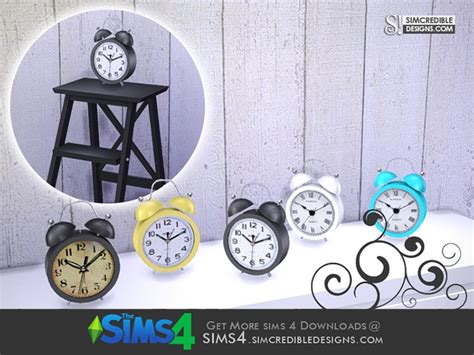 Sims 4 Clock Cc Wall Clocks Alarm Clocks And More Fandomspot