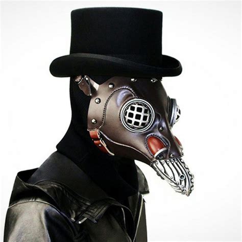 Máscaras Para Fantasias Peste Steampunk Doutor Pássaro Bico Máscara