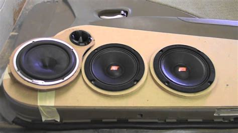 Custom Car Audio Door Panel Build Part 1 Hertz Spl Show Youtube