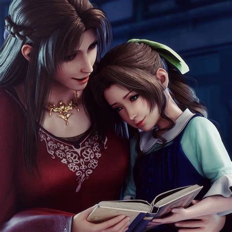 Aerith And Her Mom Final Fantasy Cloud Strife Final Fantasy Cloud