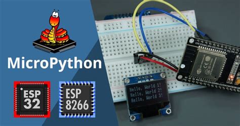 สอน MicroPython ESP32: MicroPython : การใช้งานจอแสดงผล OLED ด้วย ESP32