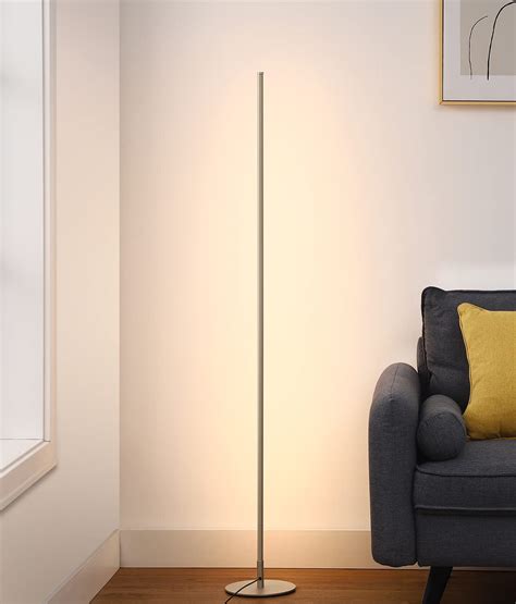 Pack Of 2 Dewenwils Modern Led Floor Lamp 575 Minimalist Dimmable