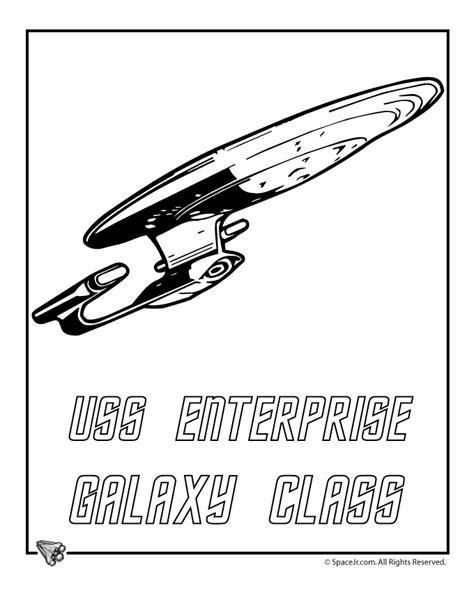 Star Trek Enterprise Coloring Pages