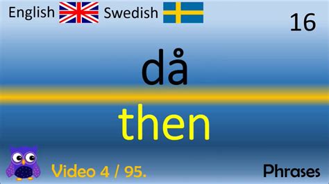 04 Phrases Fraser Svenska Engelska Ord Swedish English Words