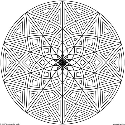 Geometric Coloring Pages For Adults To Print At Getdrawings Free Download