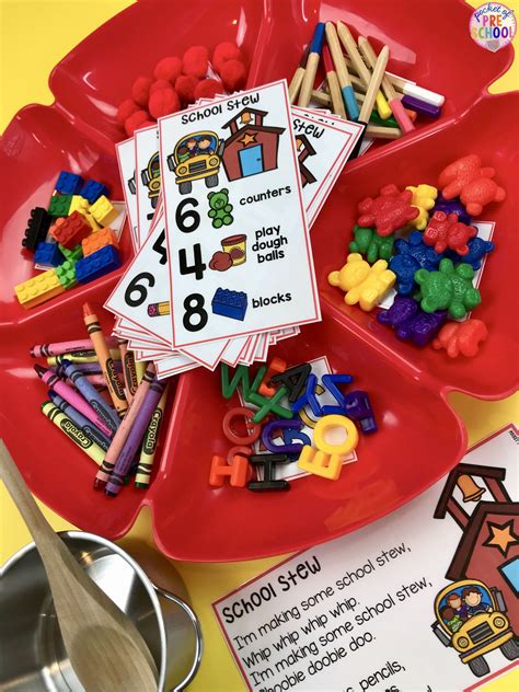 School Counting Stew A Fun Game For Preschool Pre K And Kindergarten To Practice Counting