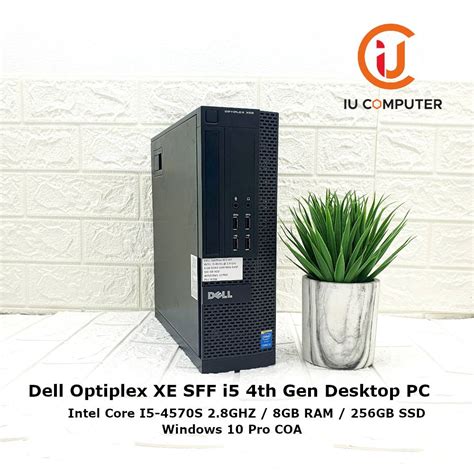 Dell Optiplex Xe2 Sff Intel Core I5 4570s 8gb Ram 256gb Ssd Used