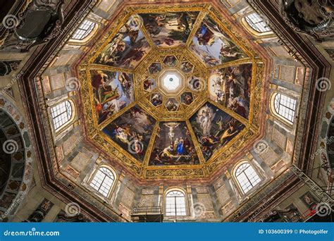 Interiors Of Medici Chapel Florence Italy Editorial Stock Image