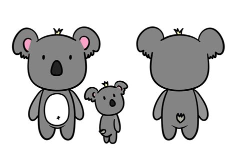 Animated series and children's shows. Cute Koala Drawing | Free download on ClipArtMag