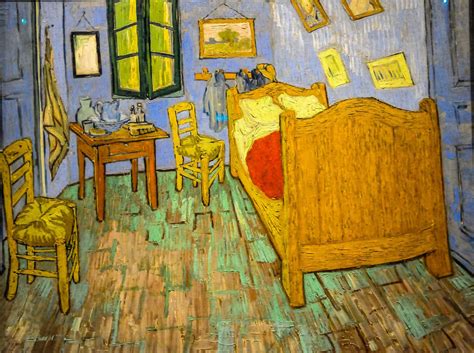 Vincent Van Gogh The Bedroom At Art Institute Of Chicago Il