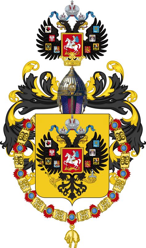 Coat Of Arms Of Grand Dukes Nicholas Alexandrovich And George