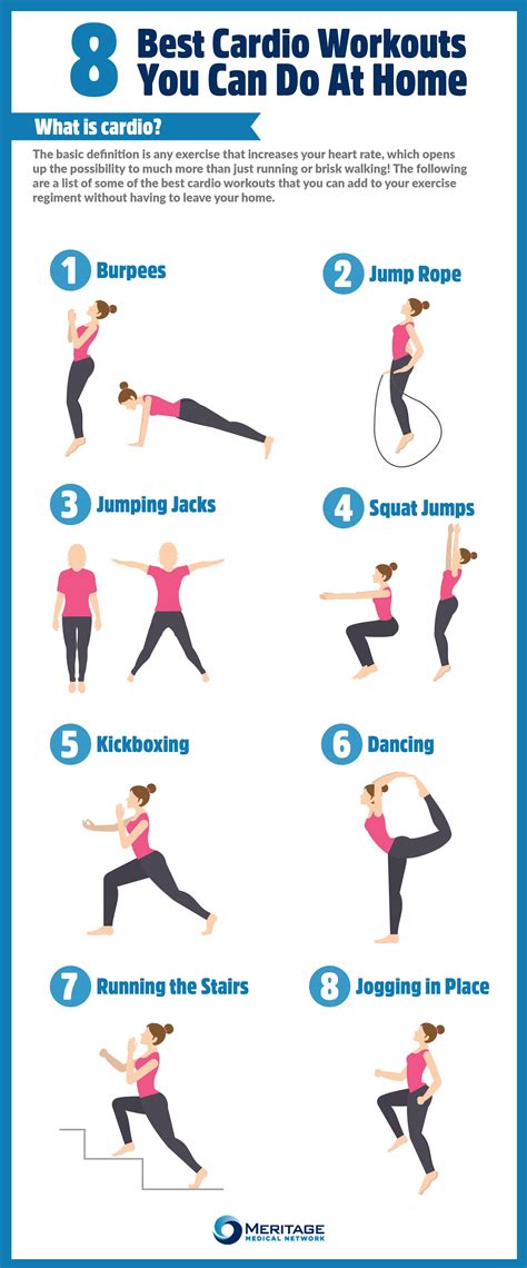 Fitness Exercises At Home Women Fitness Magazine Cardio Workout At