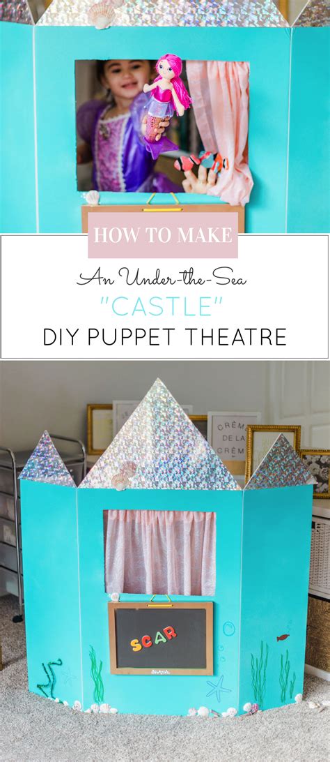 How To Make A Diy Puppet Theatre Learning Colors Numbers And Letters