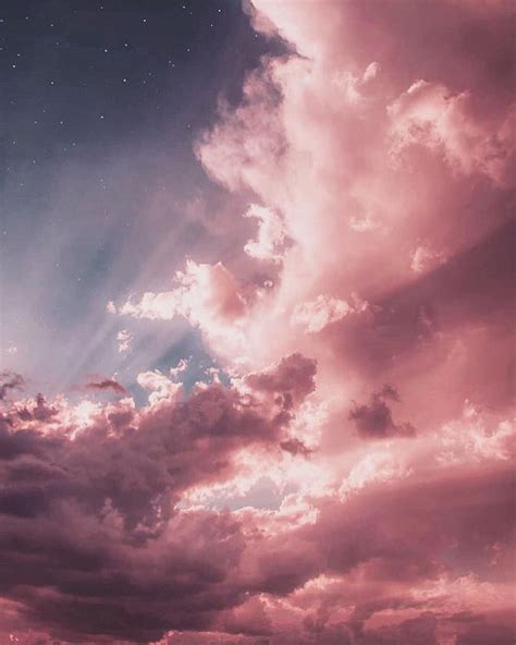 Pin By Bella Lu On Æ S T E T I C ♥ Pink Clouds Sky Pink Clouds