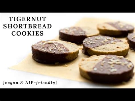 Tigernut Flour Shortbread Cookies Vegan Paleo Aip Youtube