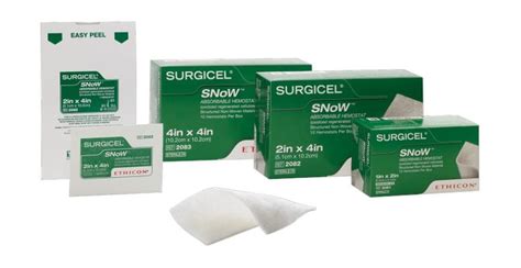 Surgicel Snow Topical Absorbable Haemostat Ethicon Jandj Medtech