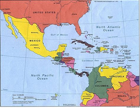 Mapa De Centroamerica ~ World Of Map