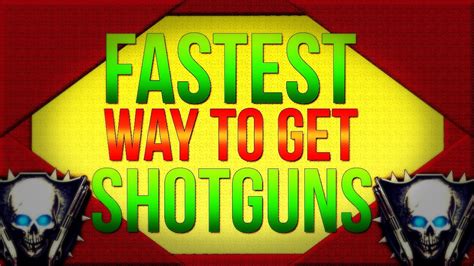 Black Ops 2 Zombies L Ranking System Fastest Way How To Get Shotguns