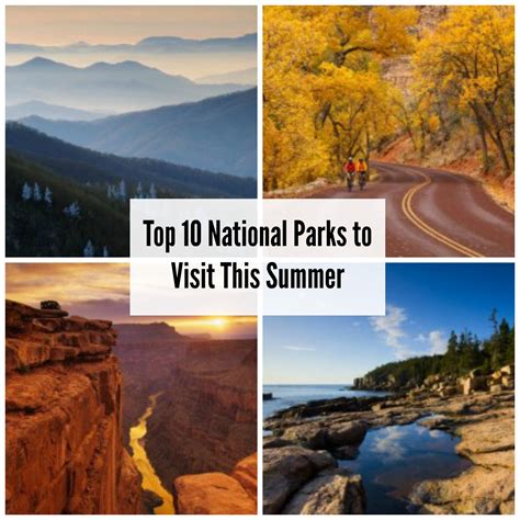 Top 10 National Parks To Visit This Summer