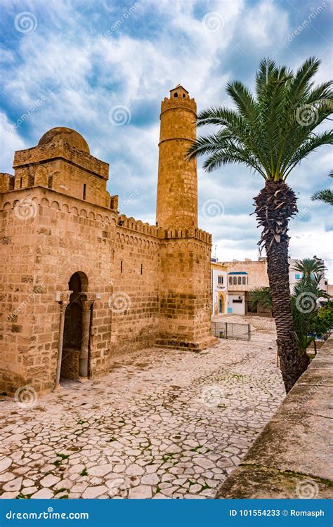 The Fortress Of Ribat Of Sousse In Tunisia Stock Image Image Of