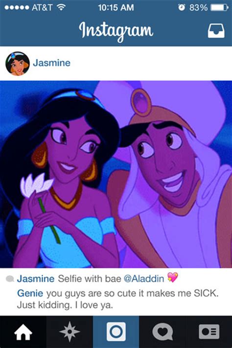 If Disney Princess Had Instagram Disney Princesses Reimagined