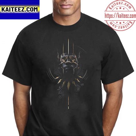 Black Panther Wakanda Forever Marvel Studios Official Poster T Shirt