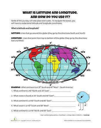 This worksheet is in pdf format. Longitude and Latitude Worksheets | Homeschooldressage.com