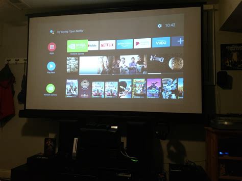 Tiny Apartment 100 Inch Projector Screen Completely Worth It Rgaming