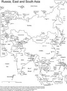 Printable Outline Maps Of Asia For Kids Asia Outline Printable Map