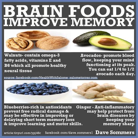 Natural Cures Not Medicine Brain Foods That Improve Memory
