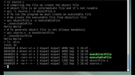 Source Object And Executable Code File Youtube